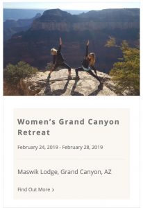Live Boldly Coaching Feb. 2018 Grand Canyon Retreat