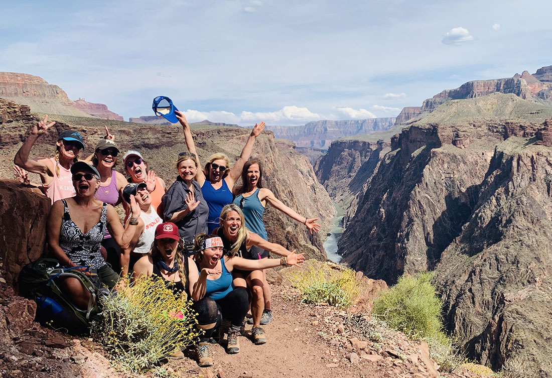 Live Boldly coaching in the Grand Canyon
