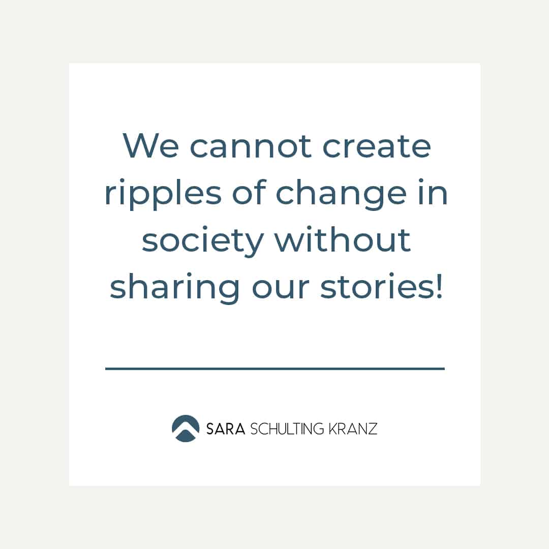 Inspiration about change and healing by Sara Schulting Kranz