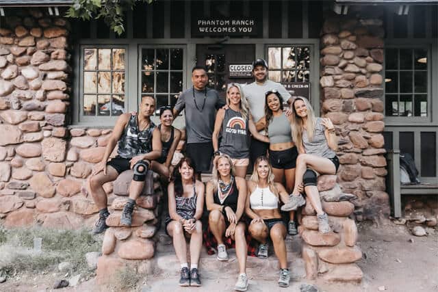 co-ed retreat in the Grand Canyon