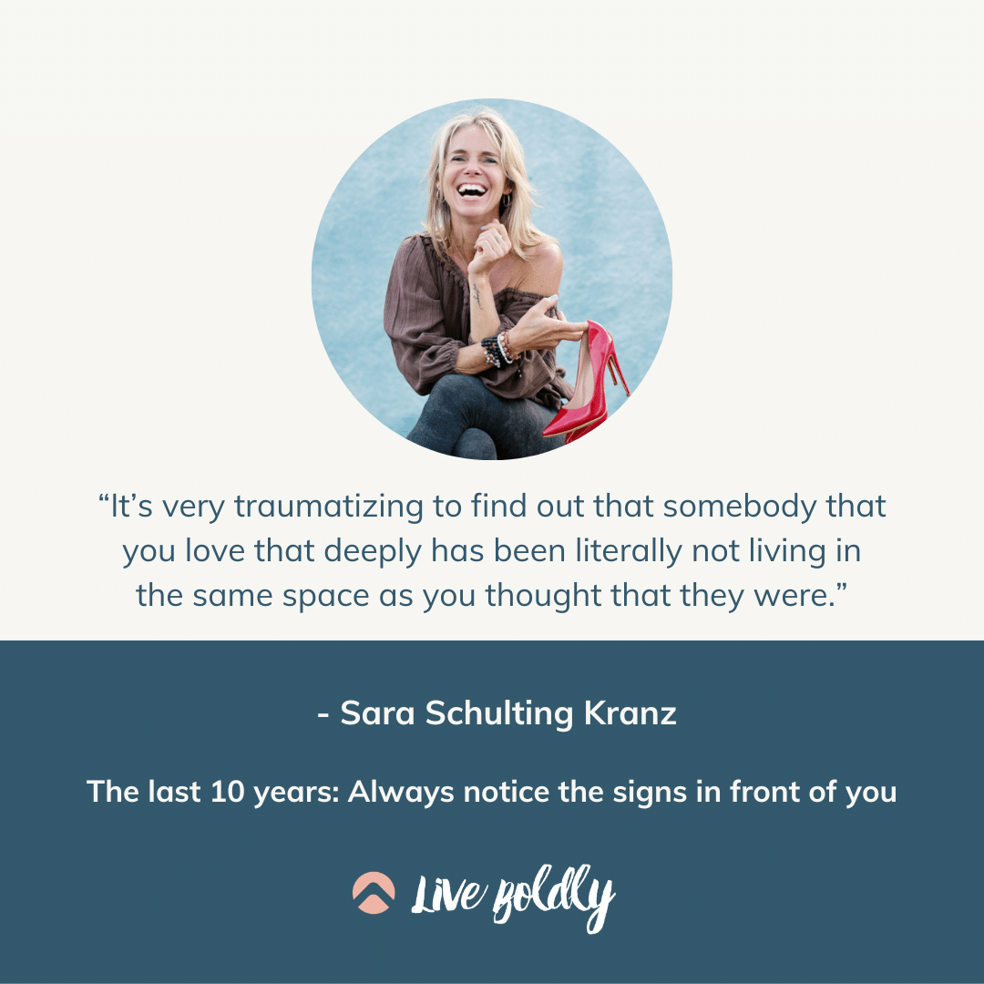 The last 10 years: Always notice the signs in front of you | Live Boldly with Sara Podcast | Episode 139