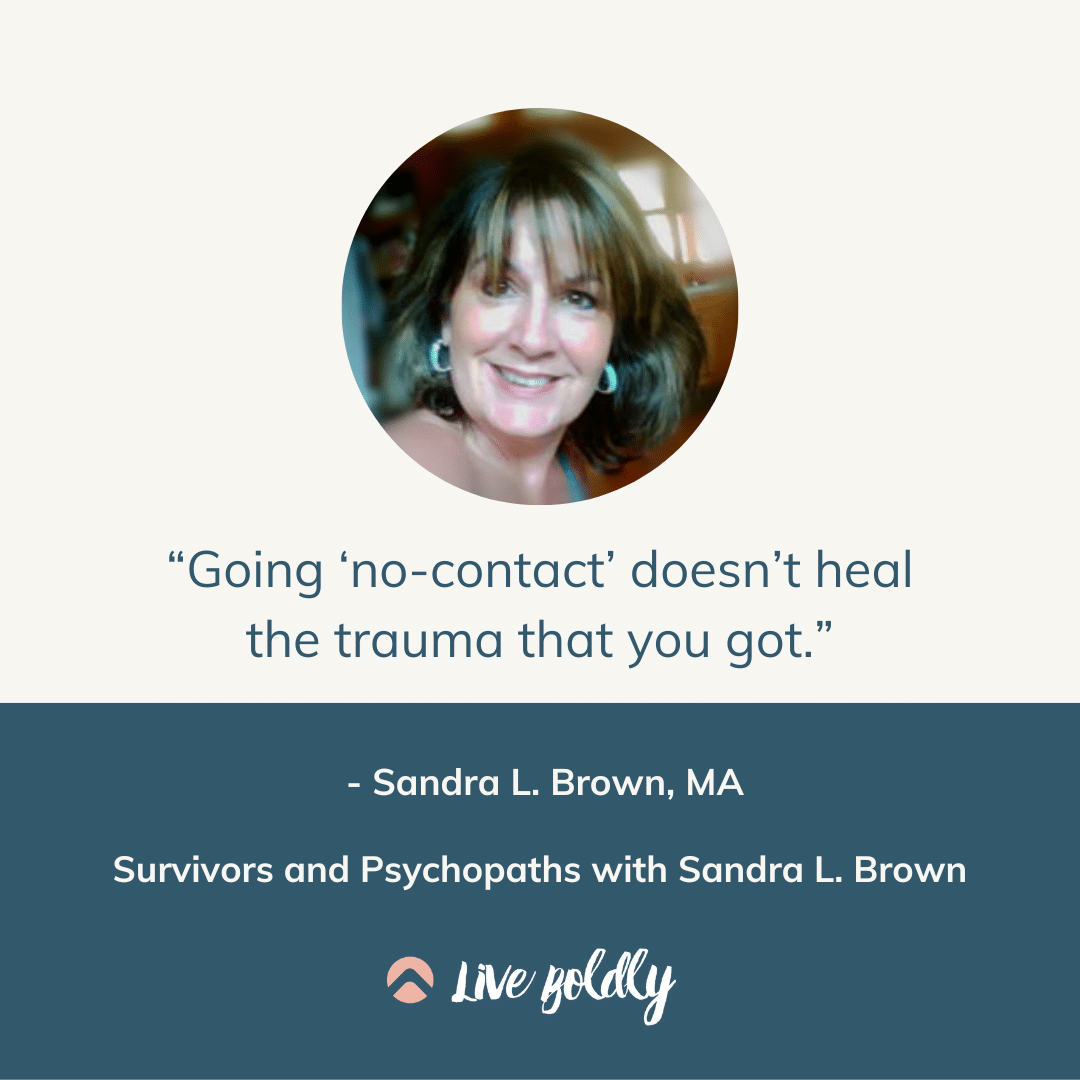 Survivors and Psychopaths with Sandra L. Brown | Live Boldly with Sara Podcast | Episode 144