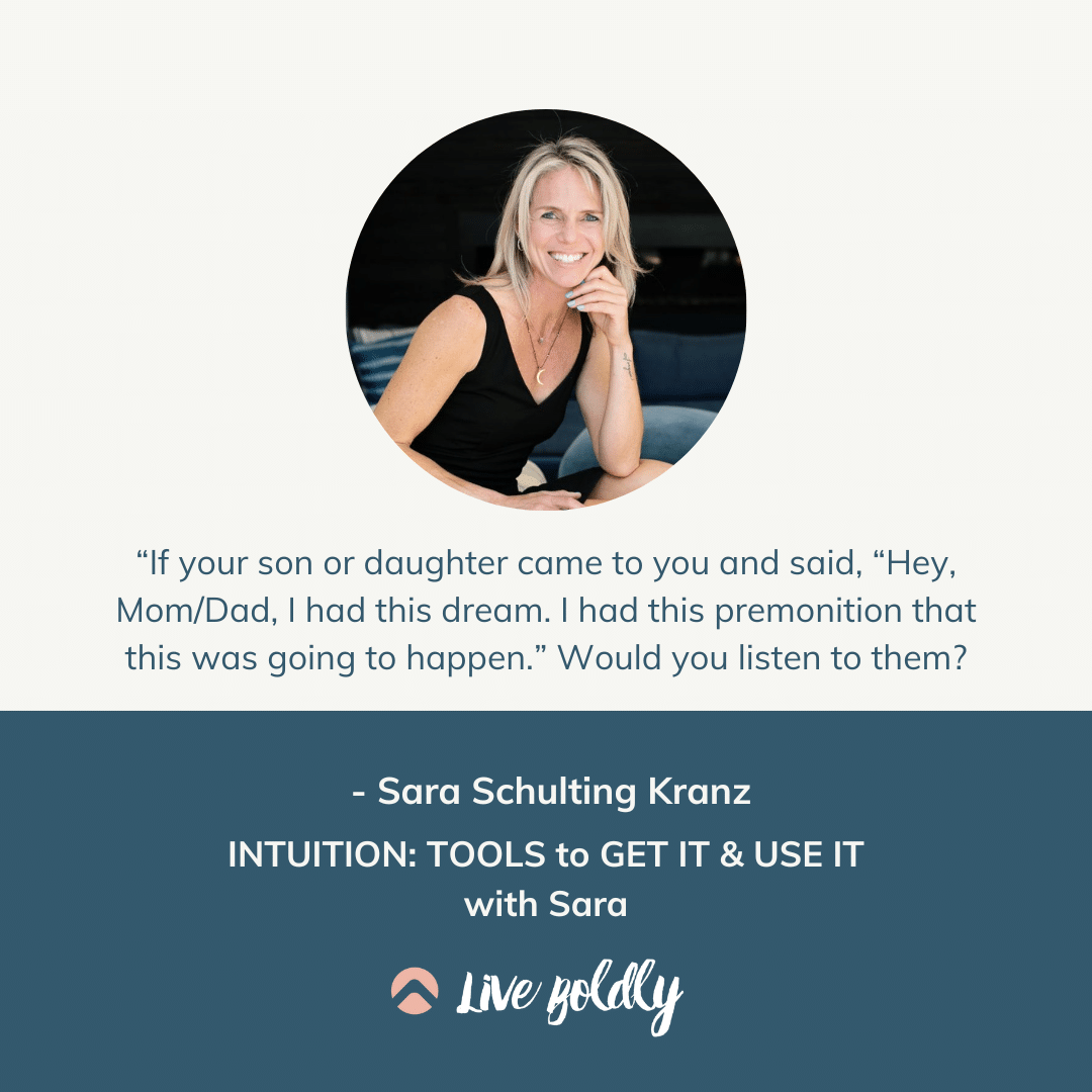 INTUITION: TOOLS to GET IT & USE IT with Sara | Live Boldly with Sara Podcast | Episode 162